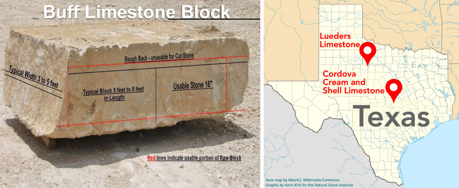 Continental Cut Stone added the Liberty Hill, Texas quarry In 2009, which produces the Cordova Cream and Cordova Shell limestone.