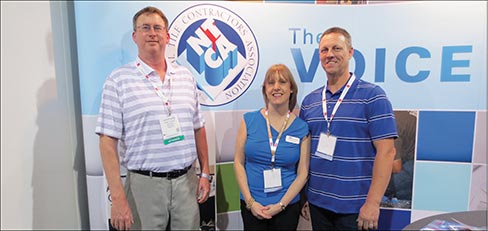 (L to R) Jesse Deason of Rubenstein’s, Ally Venugopal of Mountain Re-Source Center,  and Mark Miller of River Valley Community Outreach Center May 2014.