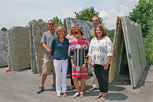 A few of Stone Creek’s crew. Front, from left:  Laura da Ponte, Sandra Townes, Audrey Anderson Back, from left: Trenton Hayes,  Ashley Tillery, Shane Rose