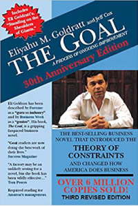 The Goal is written as a novel and explains the business approach called The Theory of Constraints (TOC), now known as Synchronous Flow.