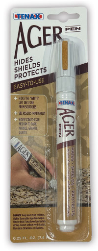 The new Ager pen contains Ager Darkener and features an easy-to-use applicator tip.