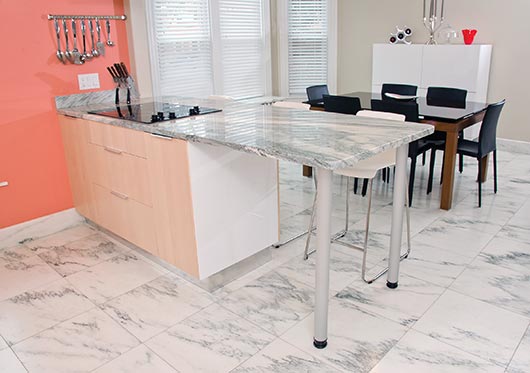 White Marble kitchen