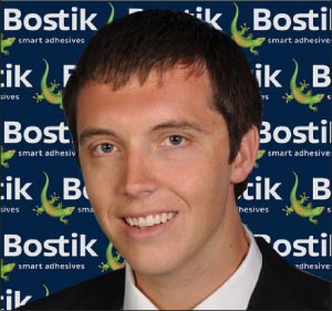 Adam Abell, new Bostik Market Manager for Tile and Stone Installation Systems