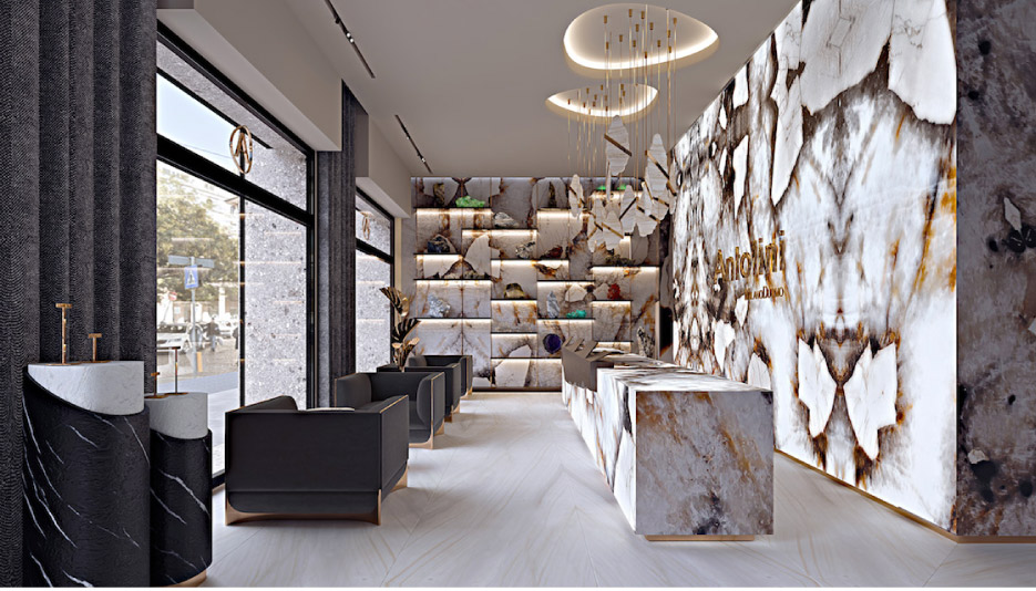 Antolini's New  Milano Duomo Showroom