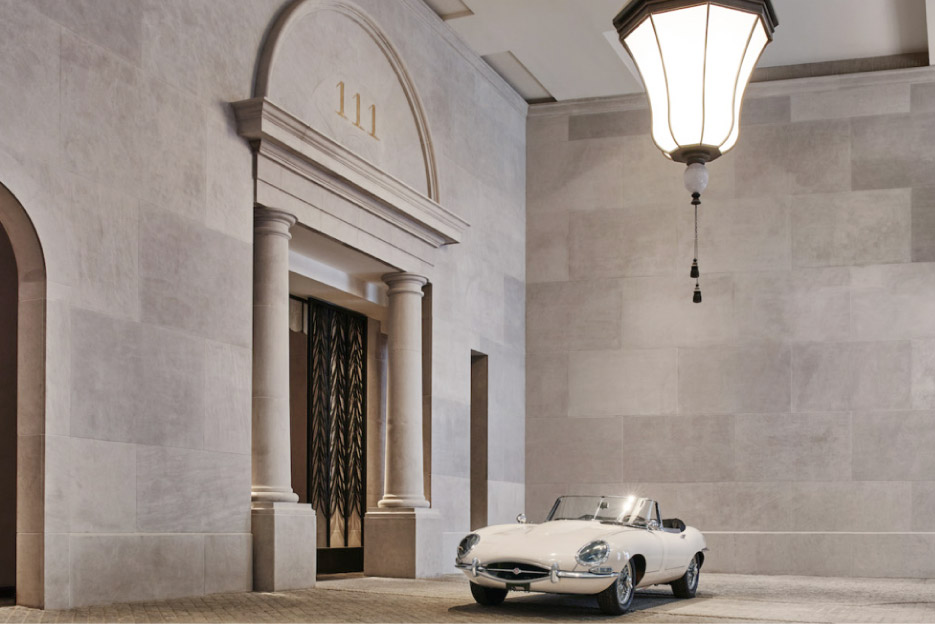 Indiana Limestone adorns the base of the 82-story Steinway Building.