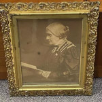 rare framed photograph of Susan B. Anthony 