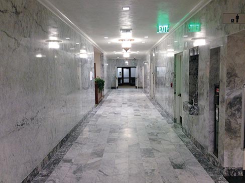 Finished restoration job at the Legislative Building at the Washington State Capital. 