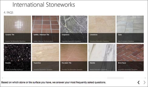 International Stoneworks Stone Care and Maintenance App