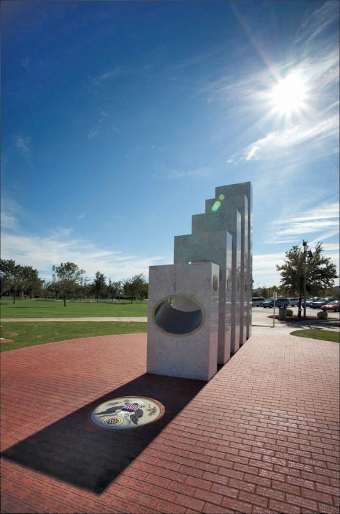 The Anthem Veteran’s Memorial is a Unique Tribute in Marble, Steel and Light