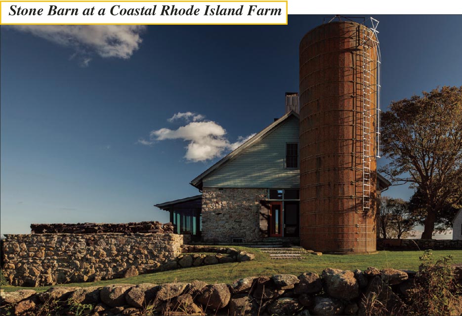 Stone Barn at a Coastal Rhode Island Farm