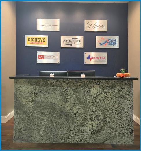 Justin has seen the market change over the past seven years, going from an almost exclusive high-end customer base, installing mostly granite, to a 65% high-end and a 35% smaller residential demographic mix of granite and engineered stone.