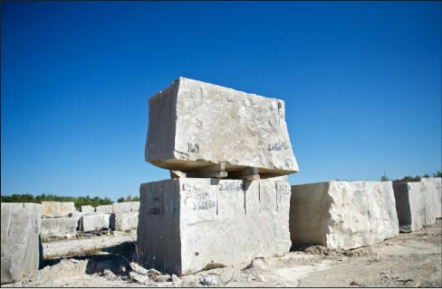 Indiana Limestone slabs come in a full array of colors and are available in select, standard, and rustic graded material.