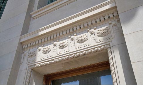 Northrupe Auditorium at the University of Minnesota, Minneapolis campus. For over a century, Indiana Limestone has supplied structural stone and ashlar block for some of America’s most prestigious building projects.