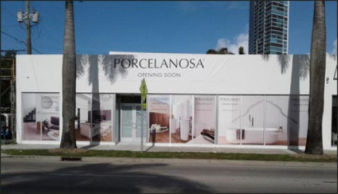 Porcelanosa’s newest showroom is in the Miami Design District.