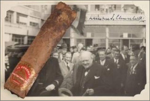 Churchill’s autographed Cuban Stogie sold at auction for $12,000