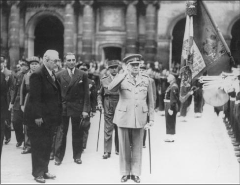 Churchill in Paris, where he was  awarded France’s highest military  honor, the Medaille Militaire.