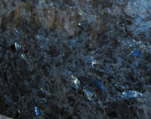 Granite can be multicolored and light, or dark and full of iridescent minerals like Labradorite (below).