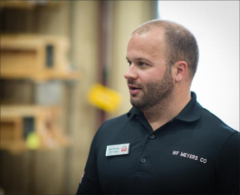 Alex Barnes, WF Meyers president, has made great strides in updating the company.