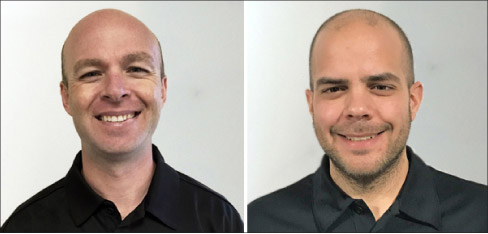 LPI expands its training department with the promotion of Aaron Alexander (left) to corporate training manager, and the addition of Dan Lafser (right).