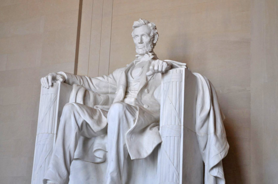 The Lincoln Memorial,  WHITE CHEROKEE ™ marble