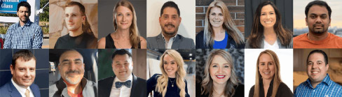 A collage of  Coverings 2020 Rock Star recipients. Nominations are now being accepted for a new crop of emerging industry Rock Stars. 2021 winners will be announced at the April 2021 in-person tradeshow. 